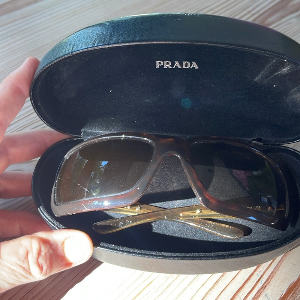 Prada Vintage Sunglasses SPR 01H 2 AU-5G1 - Picture 2 of 8